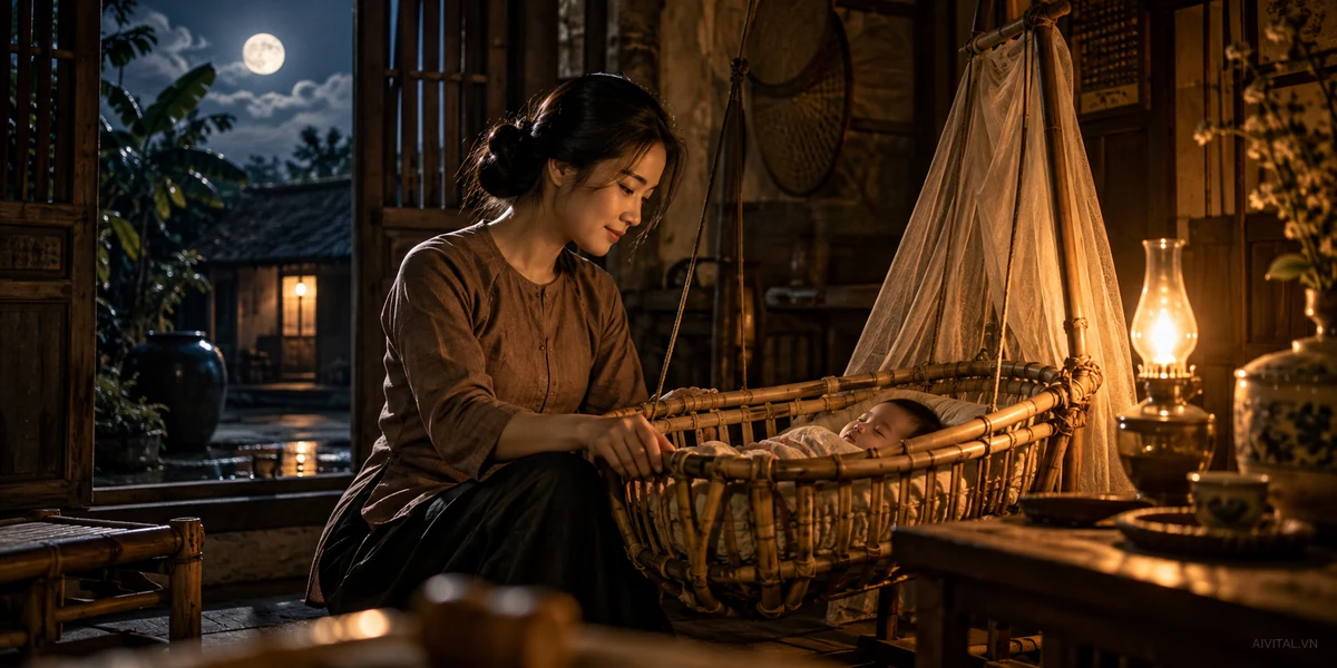 Ảnh minh họa cho Khúc mẹ ru, không phải ảnh tư liệu