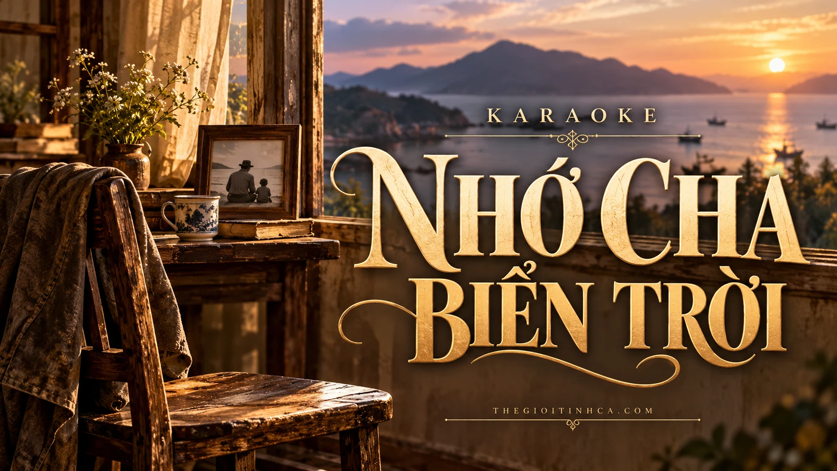 Karaoke Nhớ Cha Biển Trời