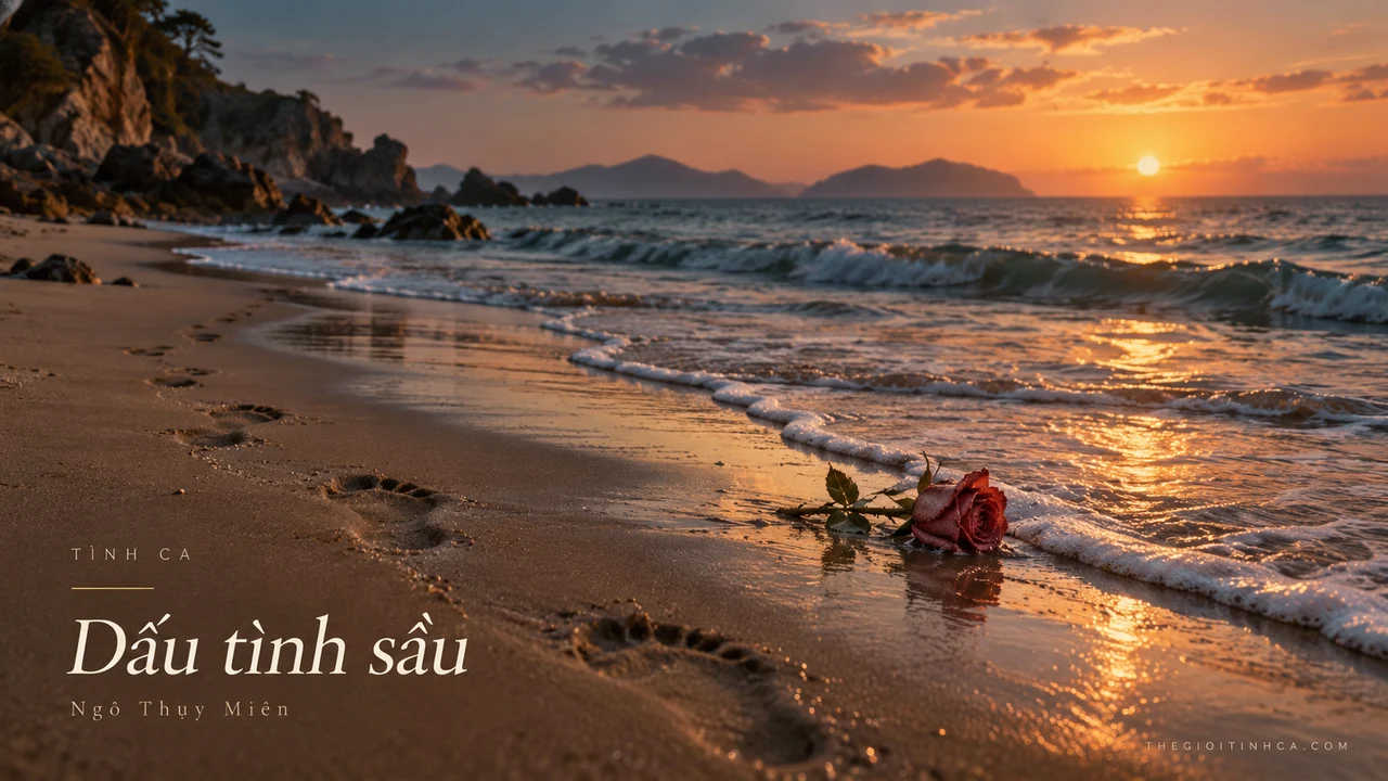 Hình minh họa ca khúc Dấu tình sầu