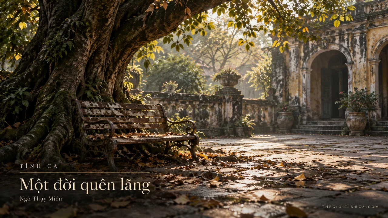 Hình minh họa ca khúc Một đời quên lãng