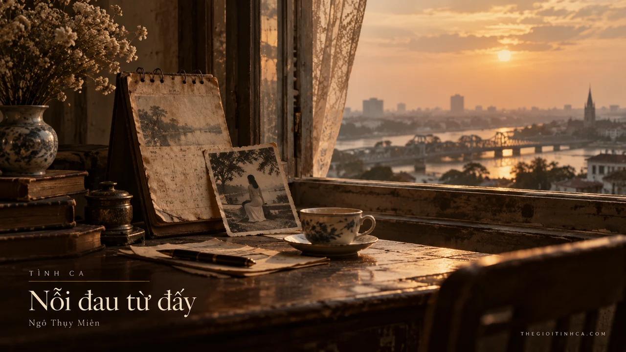 Hình minh họa ca khúc Nỗi đau từ đấy