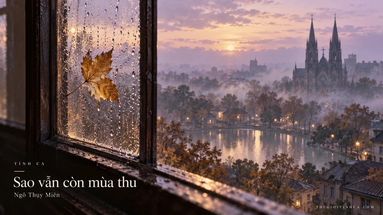 Hình minh họa ca khúc Sao vẫn còn mùa thu