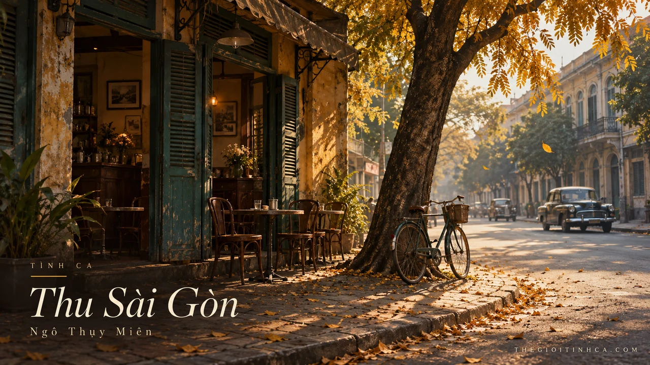 Hình minh họa ca khúc Thu Sài Gòn