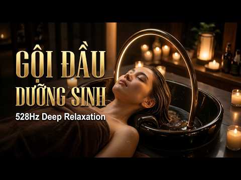 Minh họa Nhạc Gội Đầu Dưỡng Sinh|528Hz Head Spa & Body Massage Music | Deep Scalp Relaxation & Stress Relief