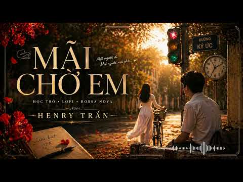 Minh họa MÃI CHỜ EM|Henry Trần –Hoài niệm về thời áo trắng nghe là nghiện