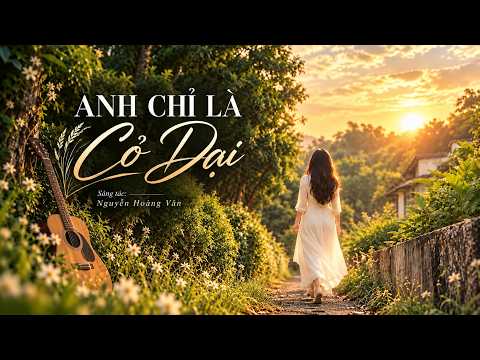 Minh họa 🌿 ANH CHỈ LÀ CỎ DẠI | ACOUSTIC BALLAD | MV LYRICS ART