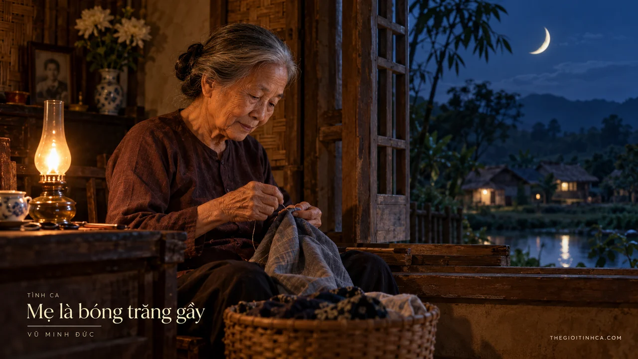 Mẹ là bóng trăng gầy · Bảo Yến