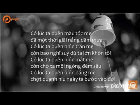 Lặng lẽ mẹ tôi · Thụy Long
