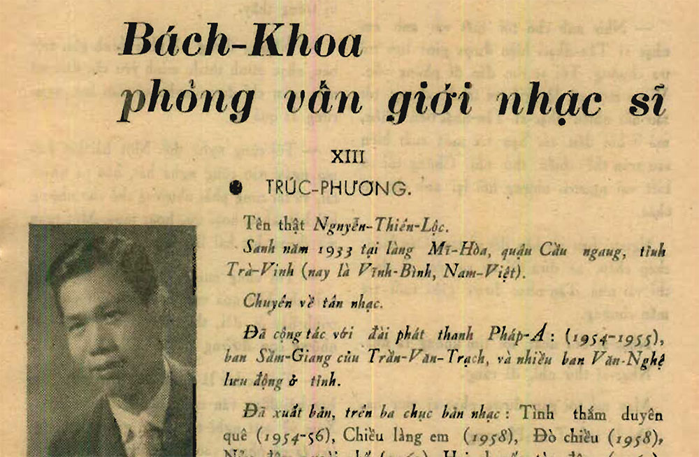 Nhạc sĩ Trúc Phương