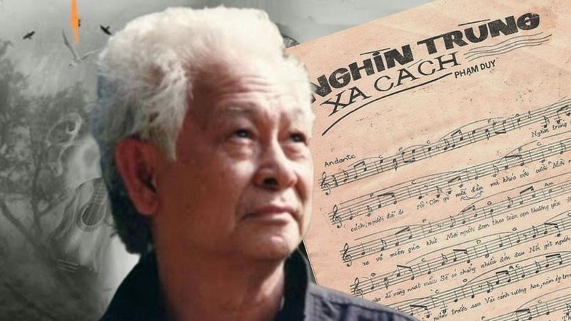 Ảnh minh họa Phạm Duy và Tình Khúc "Nghìn Trùng Xa Cách"