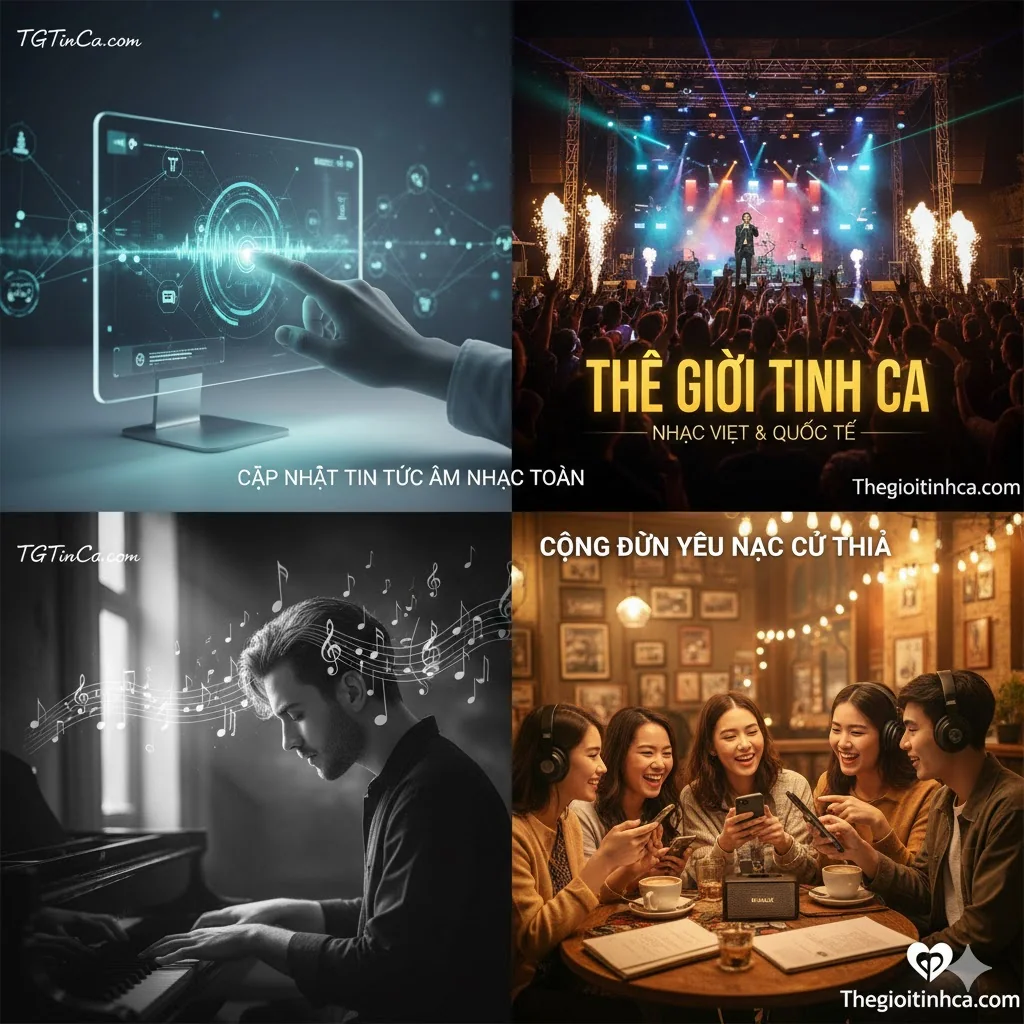 Ảnh minh họa Tổng Hợp Tin Tức Âm Nhạc Nổi Bật (09/11 - 16/11/2025)
